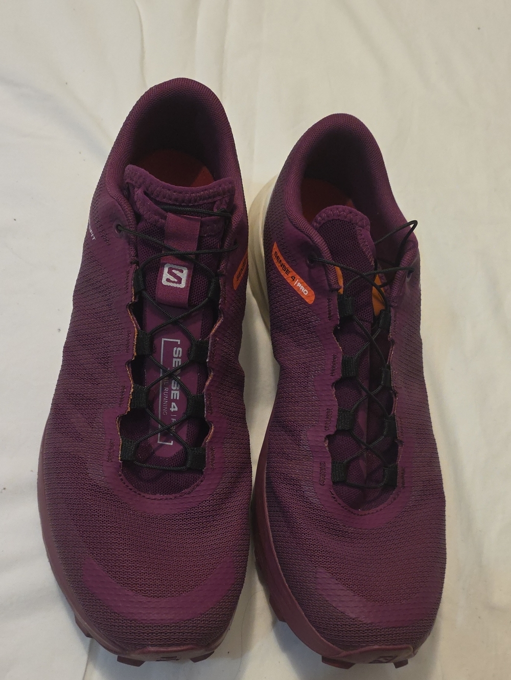 Salomon Men's Trail Runners in Plum with Black Details